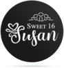 Gobo Sweet16 Heart Crown 