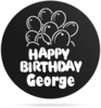 Gobo Birthday Ballons