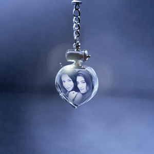 Anniversary Crystal Heart Keychain Machine Artist