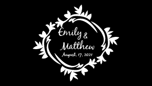 Digital gobos wedding 14