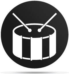 1133014 gobo music drum