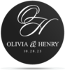Gobo Wedding Classic Initials