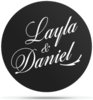 Gobo Wedding Cursive Names
