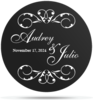 Gobo Wedding Initial Ornaments 3