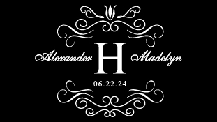 Digital gobos news wedding 17