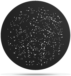 Gobo breakup pattern circle