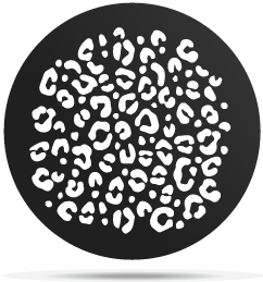 Gobo breakup pattern leopard print