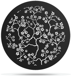 Gobo breakup pattern cherry blosson