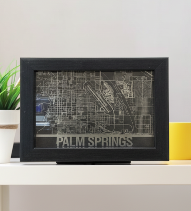 Map steel palm springs