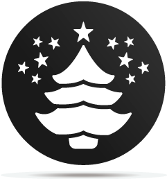 0533003 gobo christmas tree