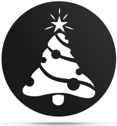 0533012 gobo christmas tree star