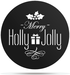 0533016 gobo christmas holly jolly