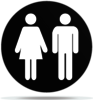 Gobo Signs Bathrooms
