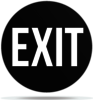 Gobo Signs Exit