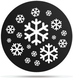 2033007 gobo wheater snowflakes
