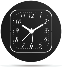 0633010 gobo clock 10