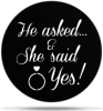 Gobo Wedding She said yes!