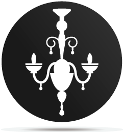 0433012 gobo chandelier lamp 12