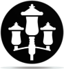 Gobo Chandelier Lamp 15