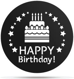 0333001 gobo birthday cake