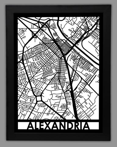 Alexandria framed 18x24