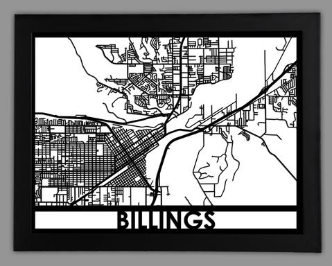 Billings framed 18x24