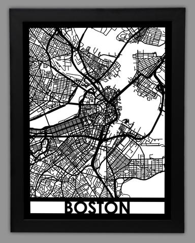 Boston framed 18x24
