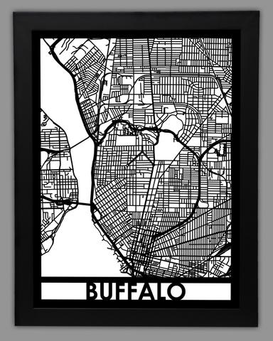 Buffalo framed 18x24