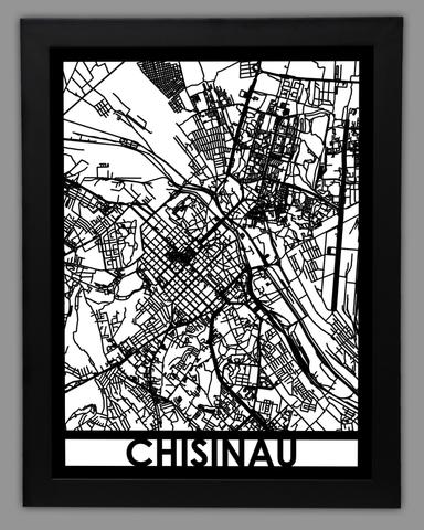 Chisinau framed 18x24