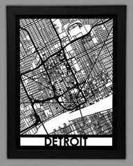 Detriot framed 18x24