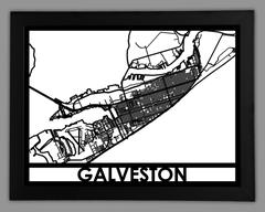 Galveston framed 18x24
