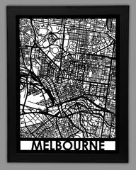 Melbourne framed 18x24