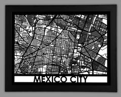 Mexicocity framed 18x24