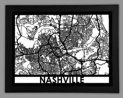 Nashville framed 18x24