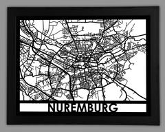Nuremburg framed 18x24