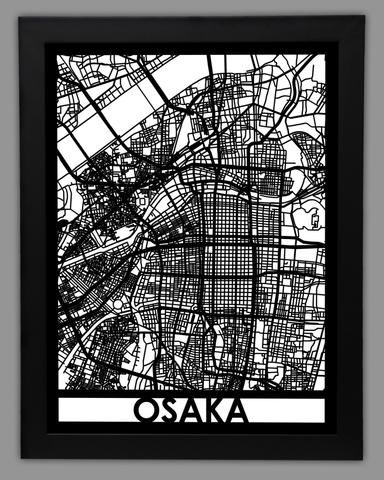 Osaka framed 18x24