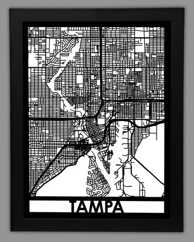Tampa framed 18x24
