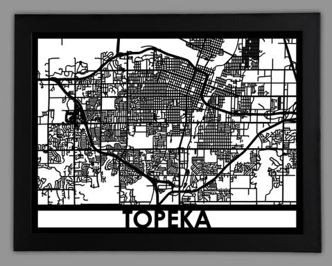 Topeka framed 18x24