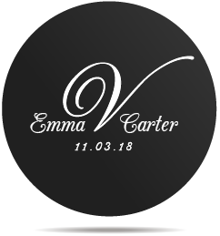 Gobo wedding calligraphic